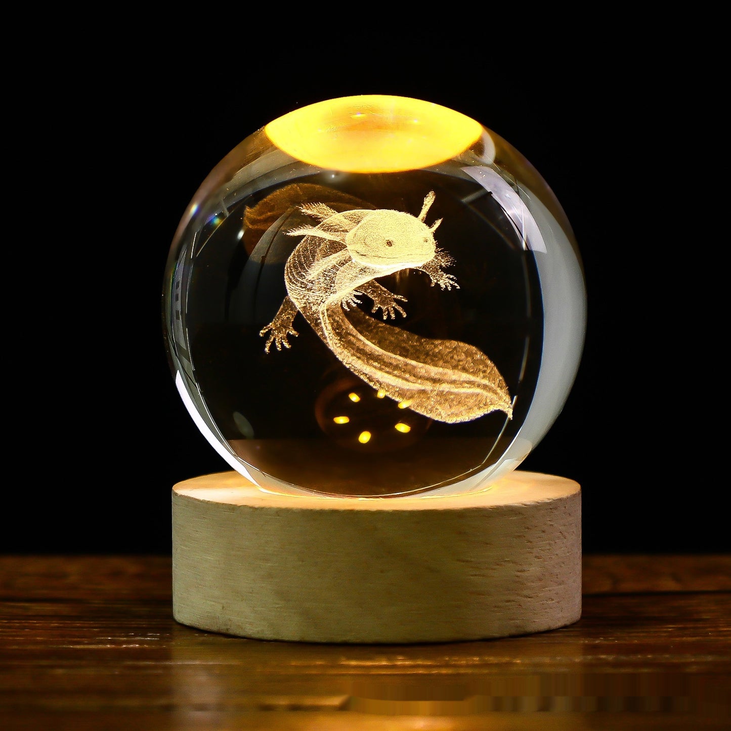 Luminous Starry Sky And Planets Moon Crystal Ball Small Night Lamp